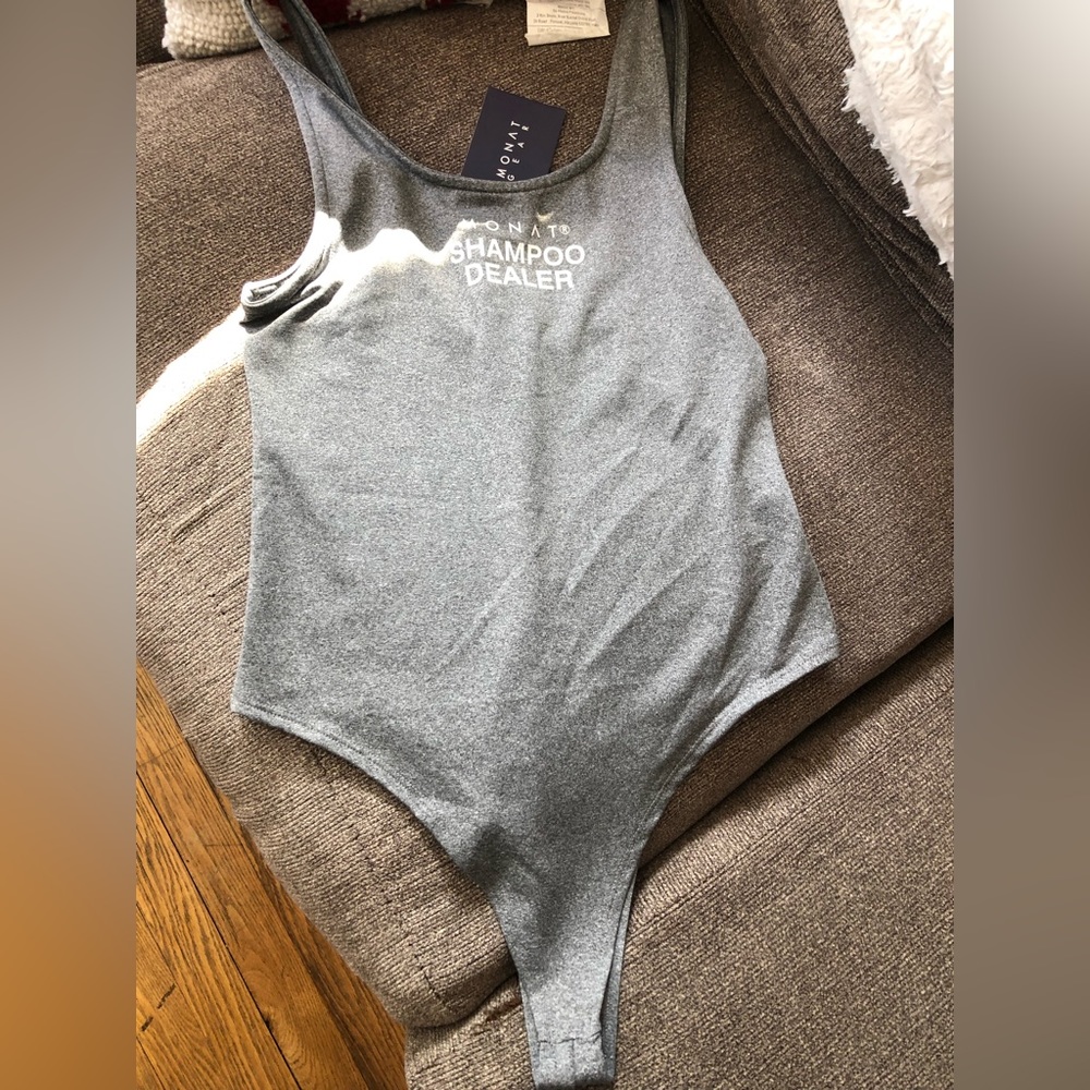 Grey Bodysuit / Monat . Bran New
